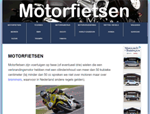 Tablet Screenshot of motorfietsen.org